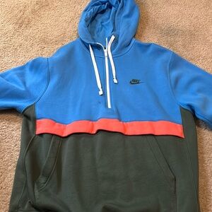 Multi colored Nike quarter zip